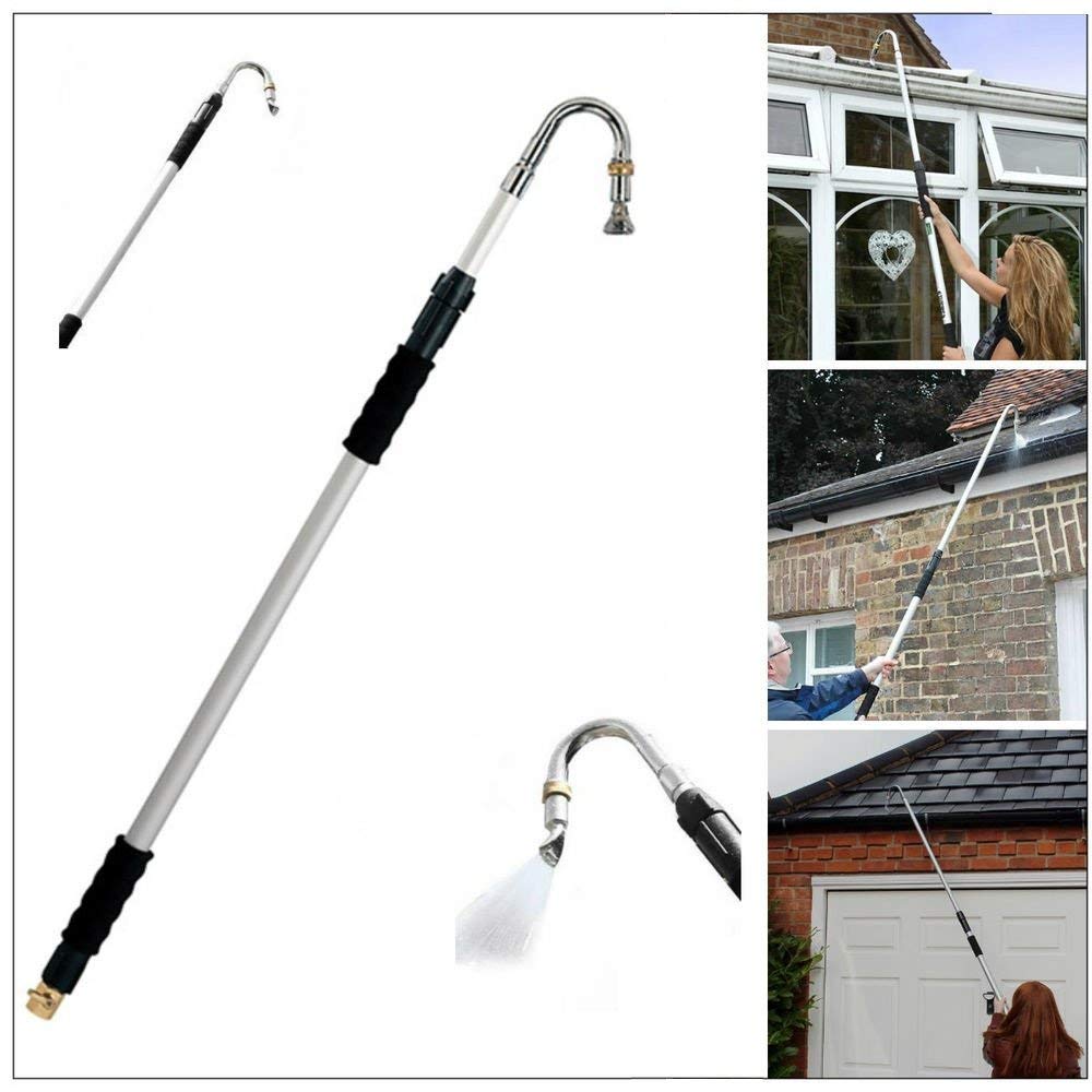 24ft Telescopic Pole Extendable Karcher K-Series K3 To K7 & Gutter Cleaning Tool 